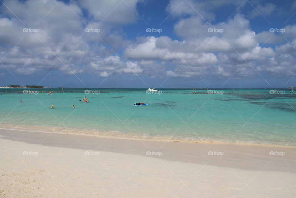 Paradise beach in the Bahamas - strand