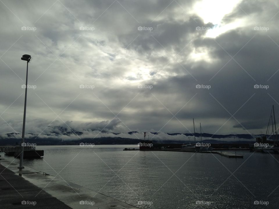 November cruise 2018, looking across the port as we set back out to sea