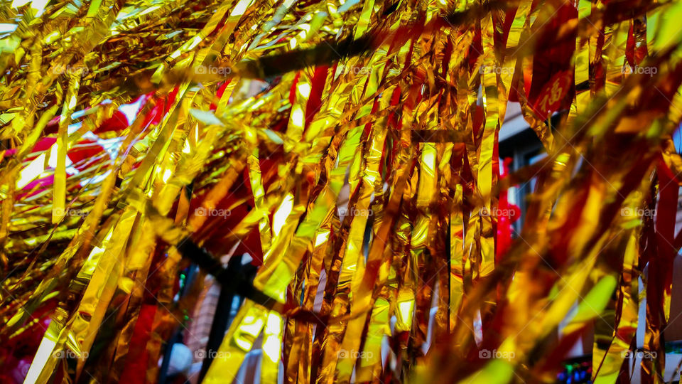 Gold Strings from Chinese New Years