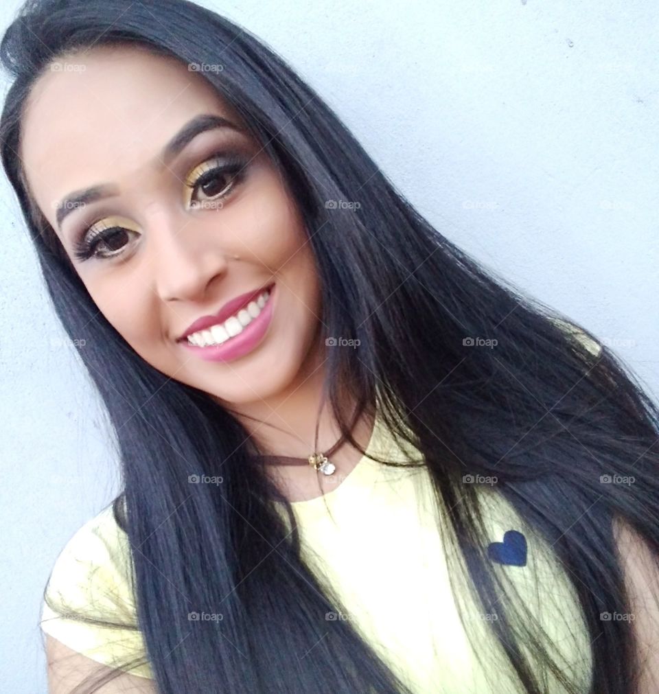 Tudo muda quando se esta maquiada, auto estima lá em cima😀