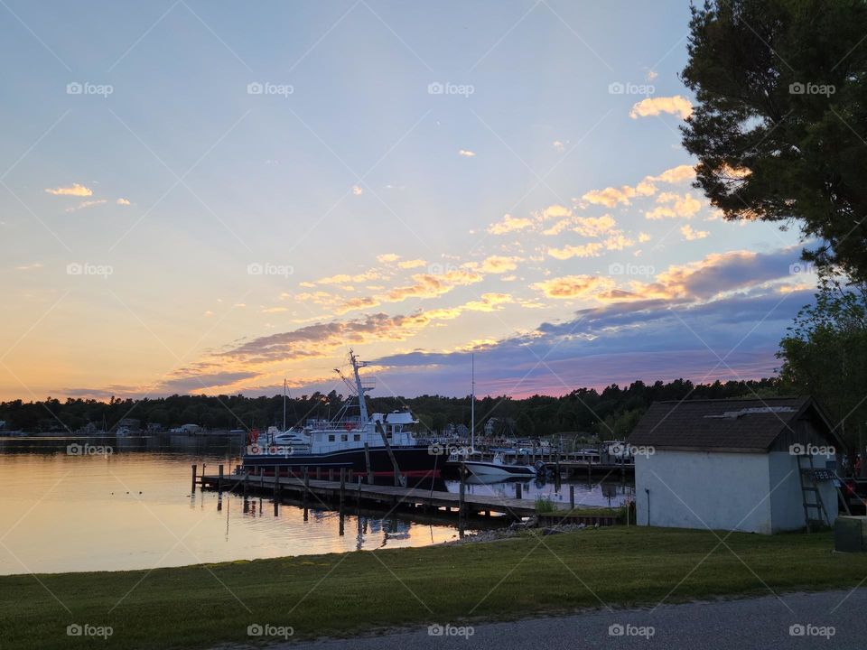 Sunset on Bever Island