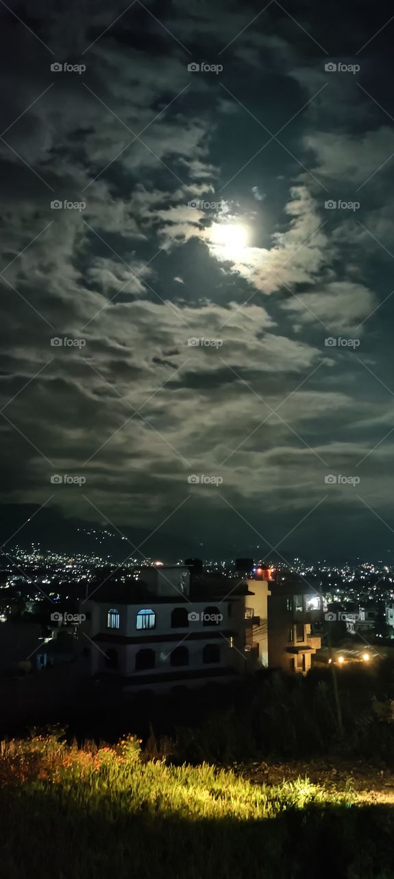kathmandu, Nepal 😍😍😍moon never seen like this before😍😍😊@meashishshrestha, tiktok:meashishrestha♥️#moonlight♥️#nightphotography♥️♥️😊 #followme♥️😊😊