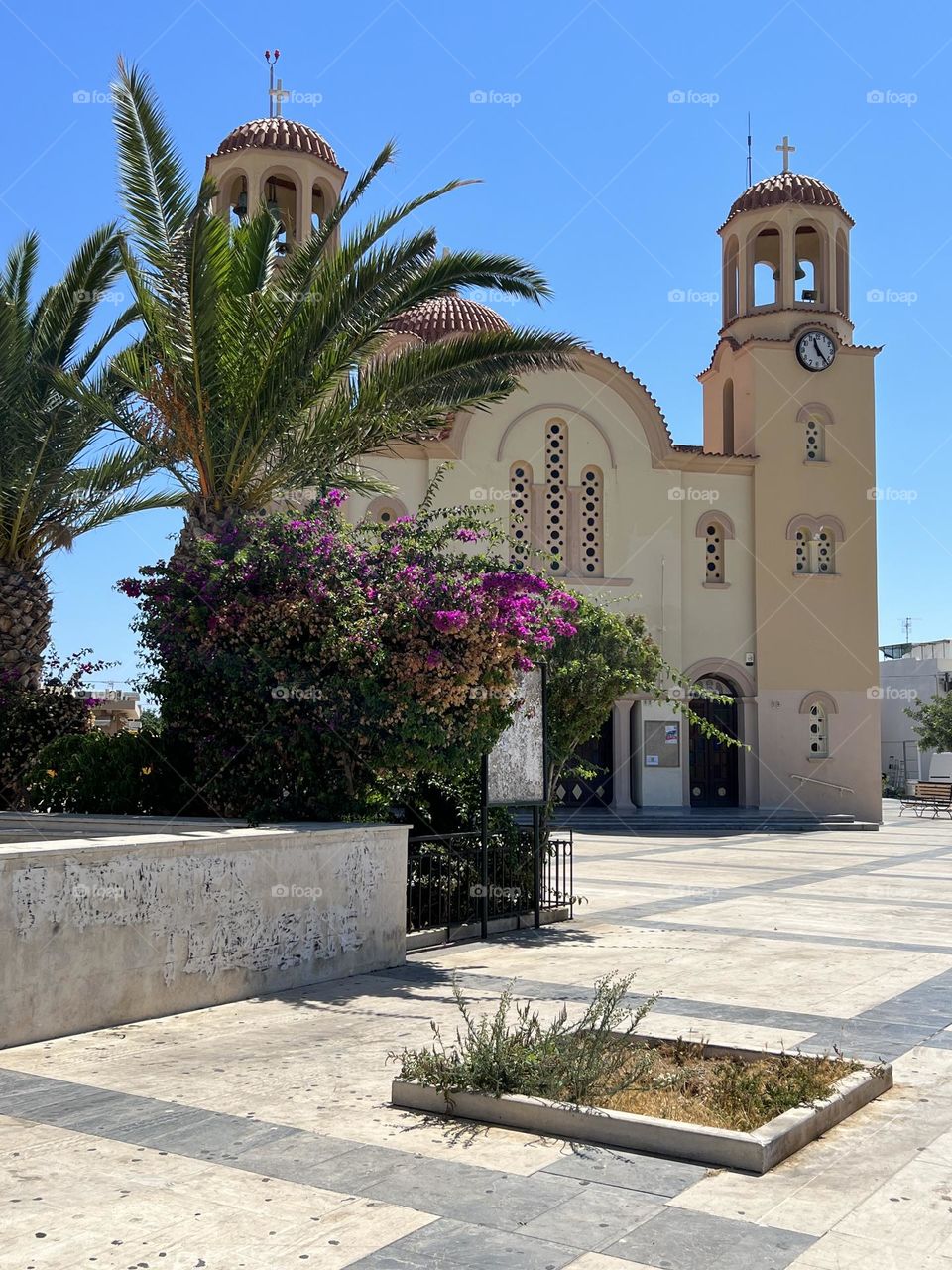 Different view of Greek church 