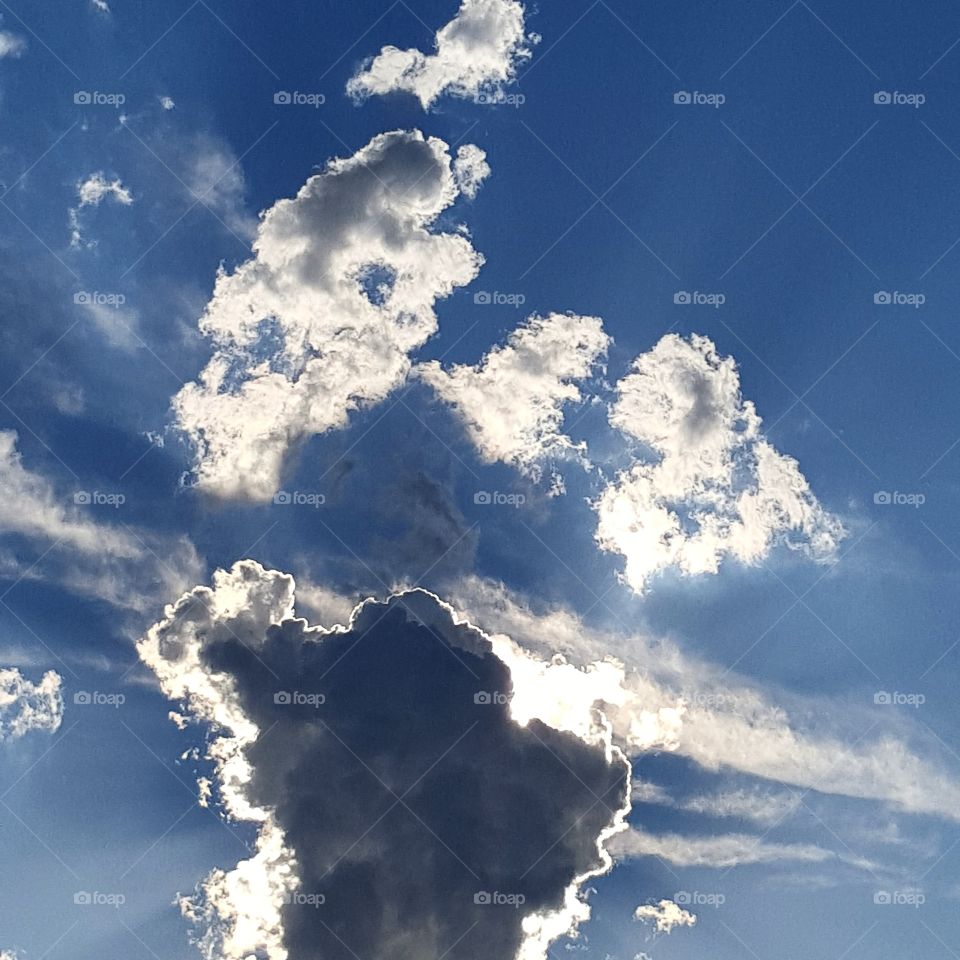 Clouds in the sky
