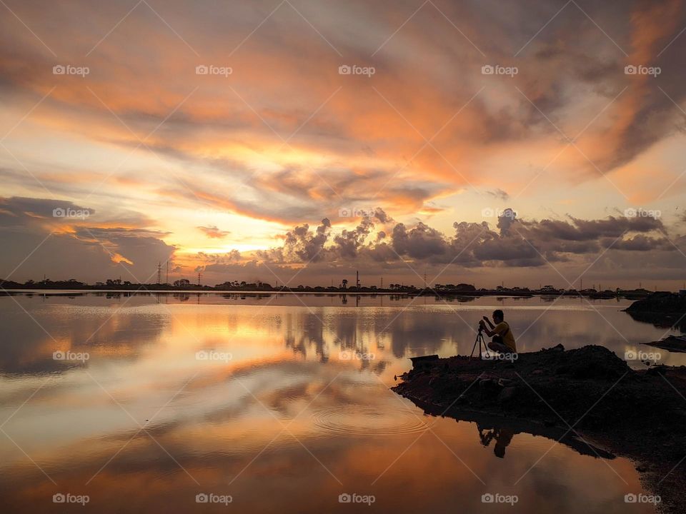Twilight panorama