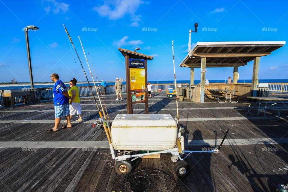 Cooling box tool for the fishing game