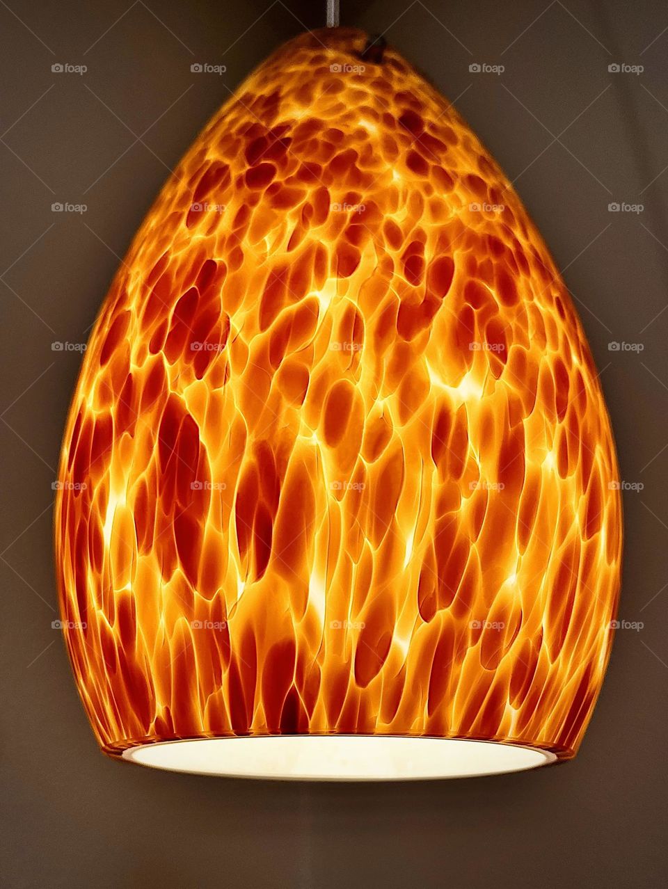 Pendant Lamp in Fall Colors