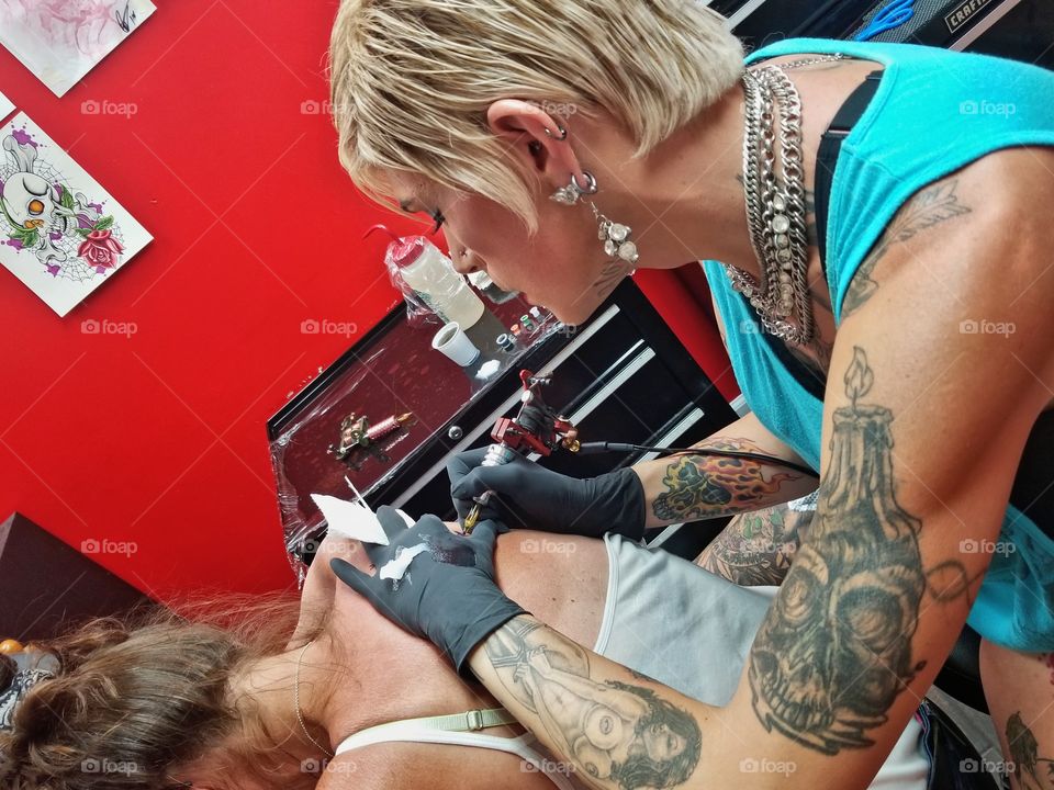 Getting that tattoo