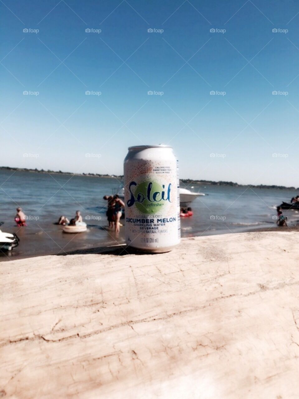 Summer sparkling water 