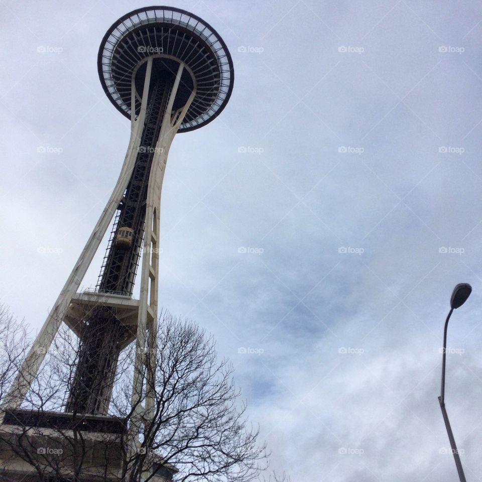 Space needle. Visiting Seattle