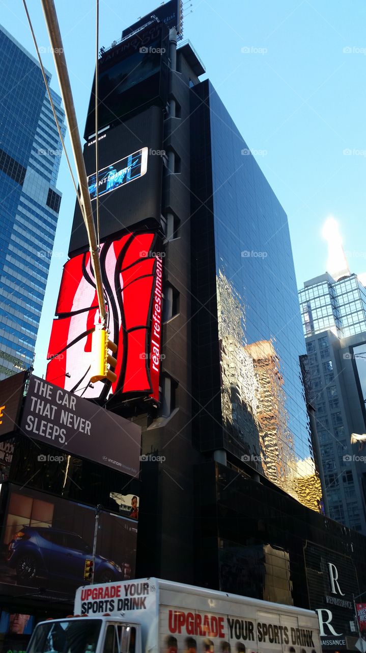 Big Screen in Times Square