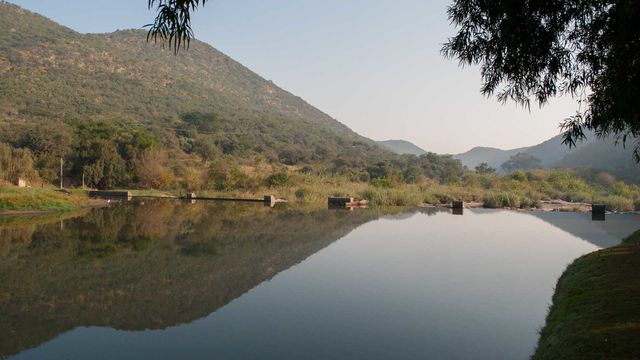 reflection on water