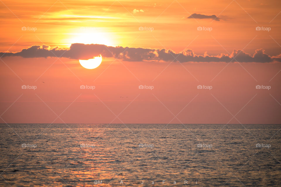 Sunrise in Ocean City, Maryland 