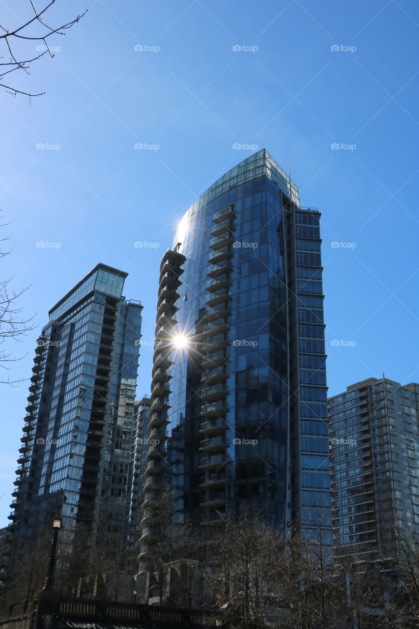 Skyscrapers in Vancouver 