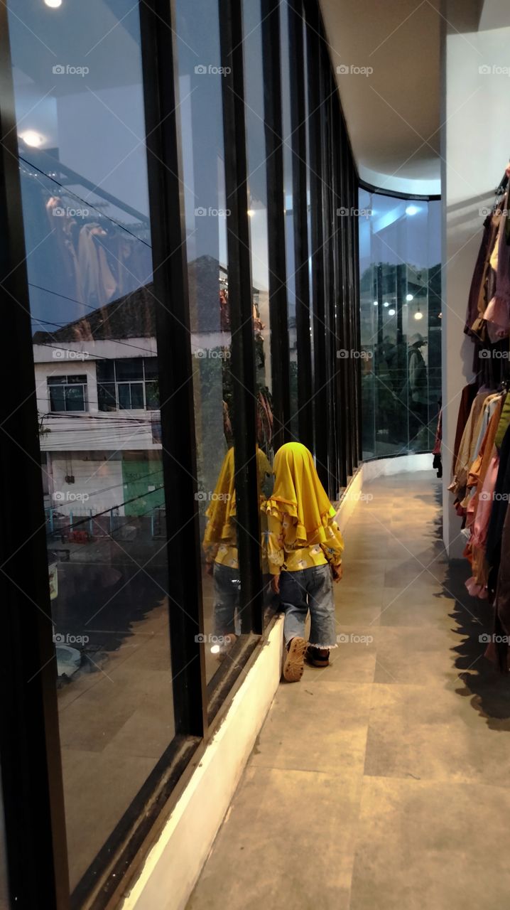 hide and seek in the clothes store