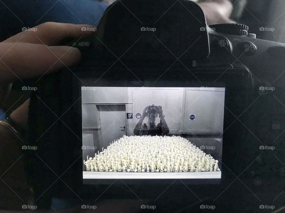 Photo of a photo of taking a photo
