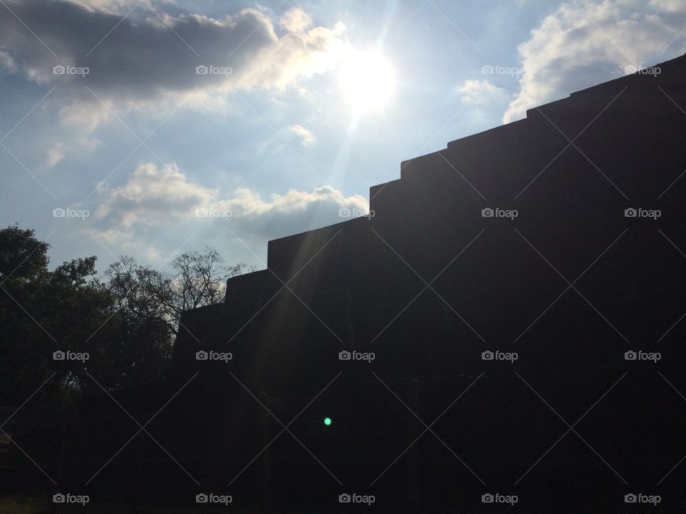 Mayan temple. El Salvador 