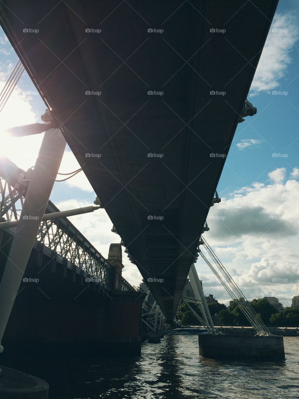 Footbridge Over the Thames