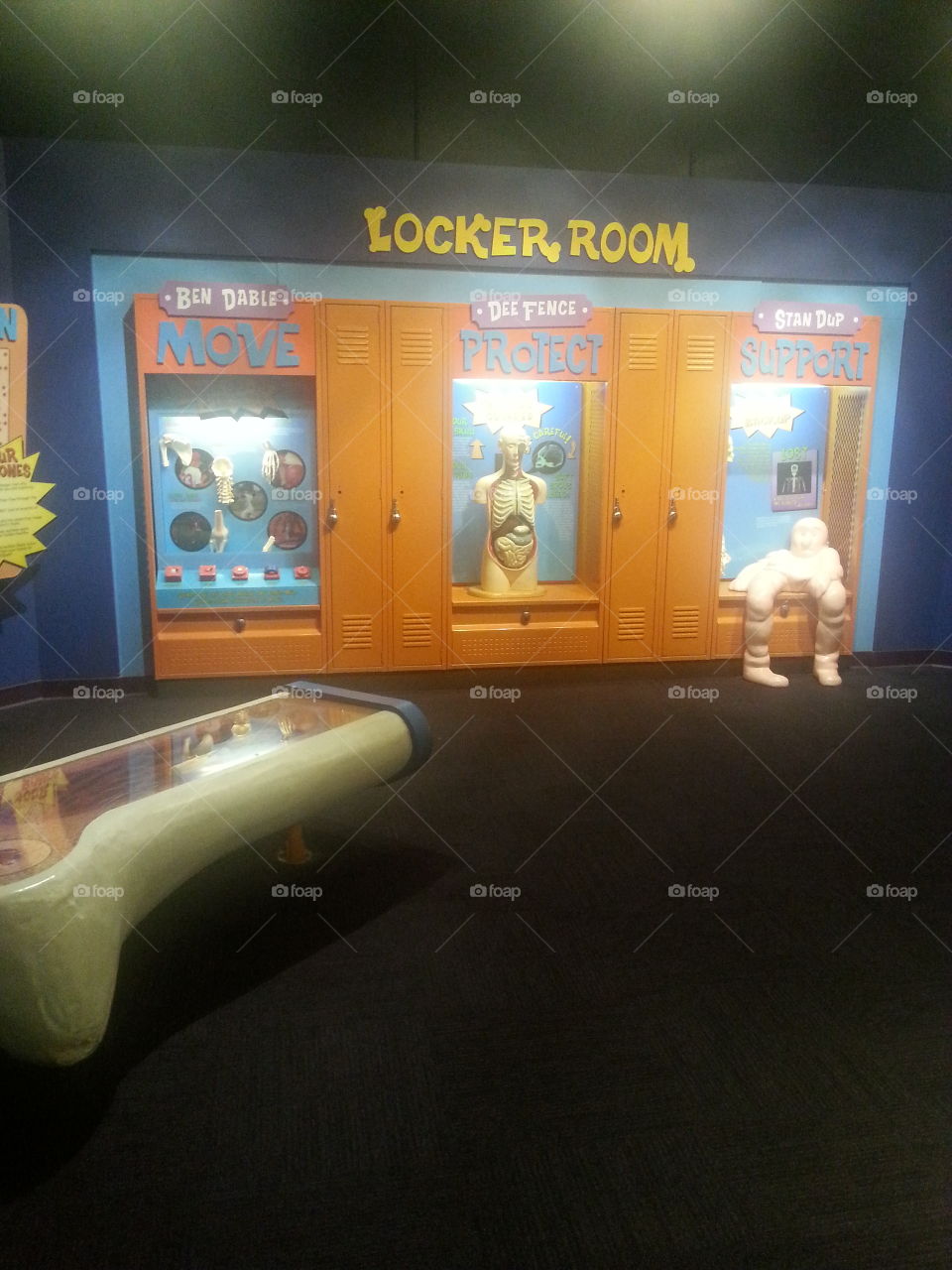 A different kind of locker. ...Room