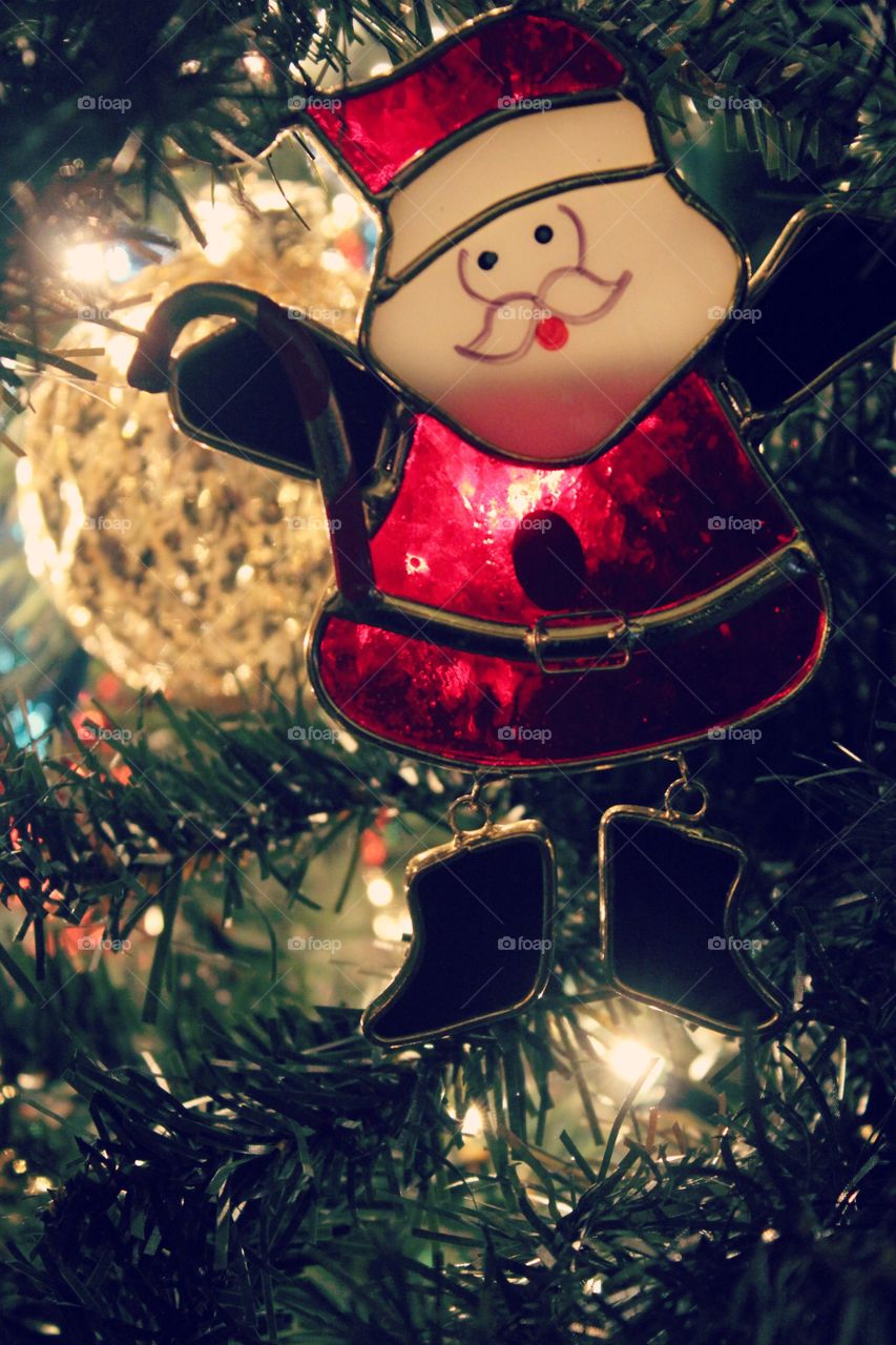 Santa ornament 