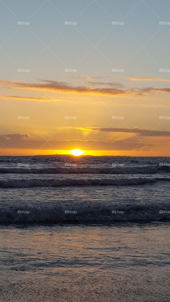 Sunset on Robben Island