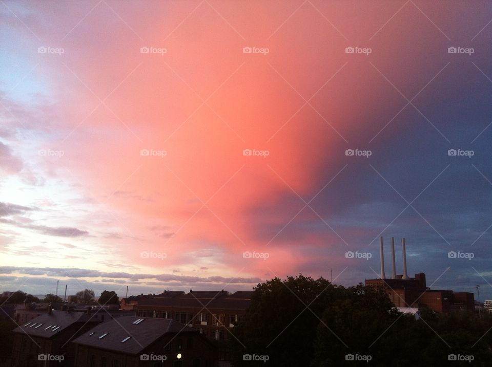 Sunset, No Person, Dawn, Evening, Dusk