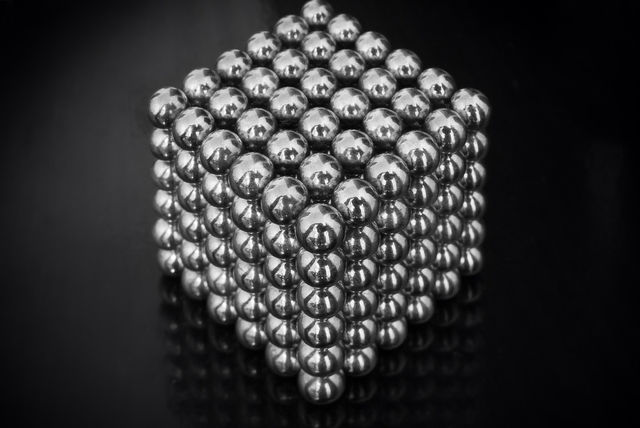 macro cube magnet spheres by arthurmb