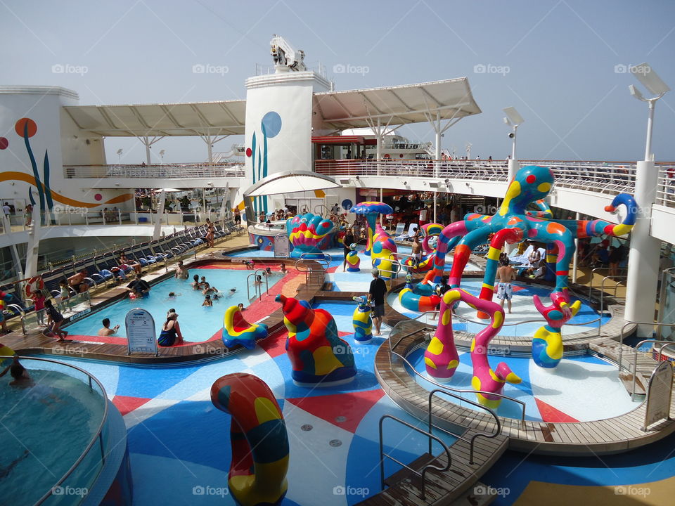 Children's pool on board a cruise