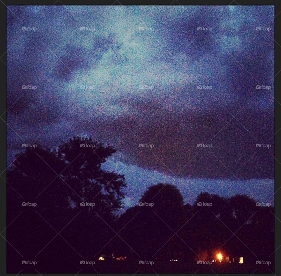 Evening storm 