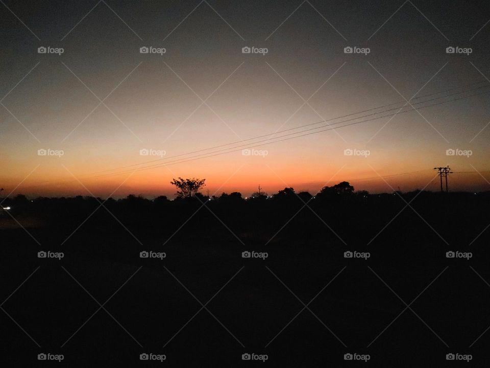 The village is sleeping