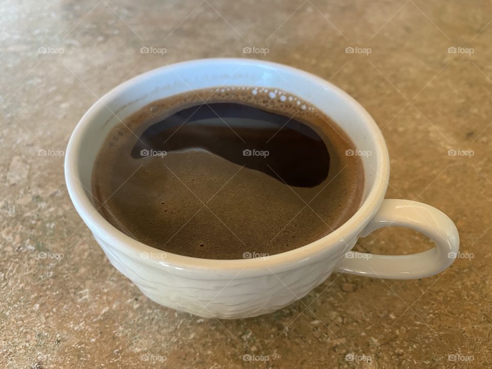 Cup of coffee in the morning 