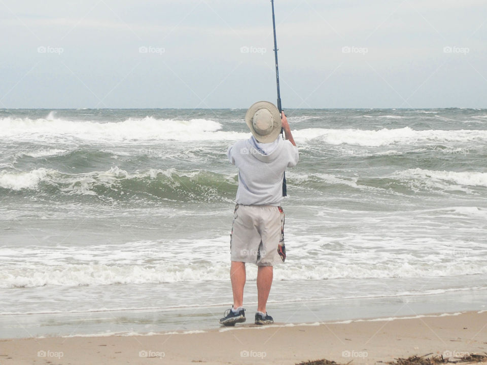 relaxing and enjoying fishing