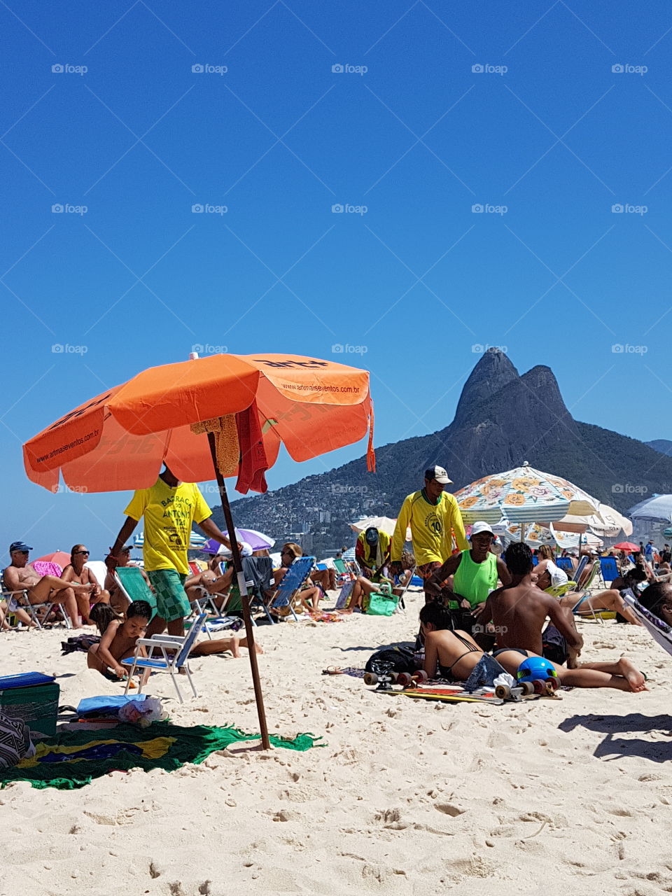 Pessoas do Rio de Janeiro. Praia de Ipanema