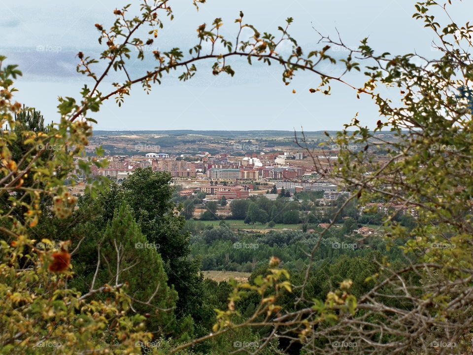 Ciudad de León  vista desde Las Lomas