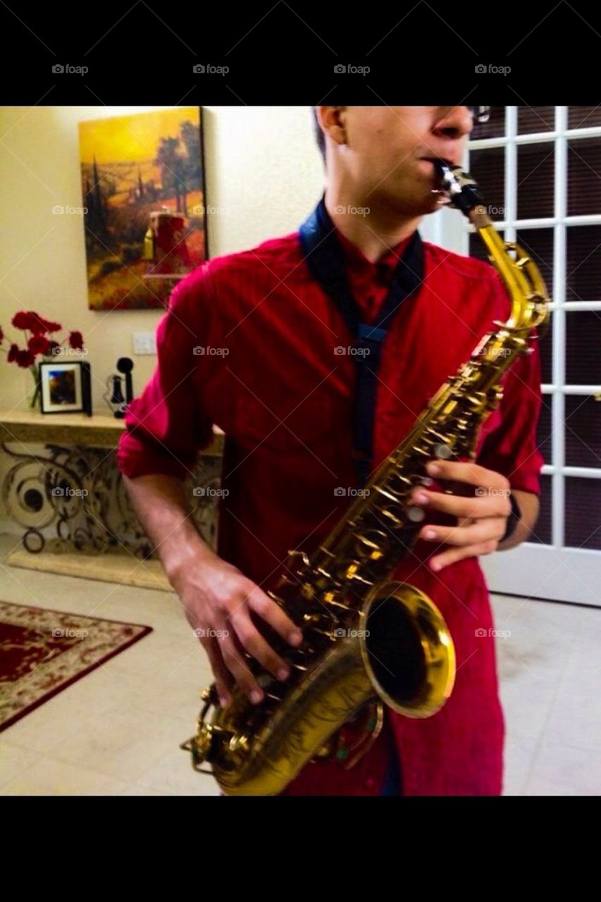 Sax in Red 