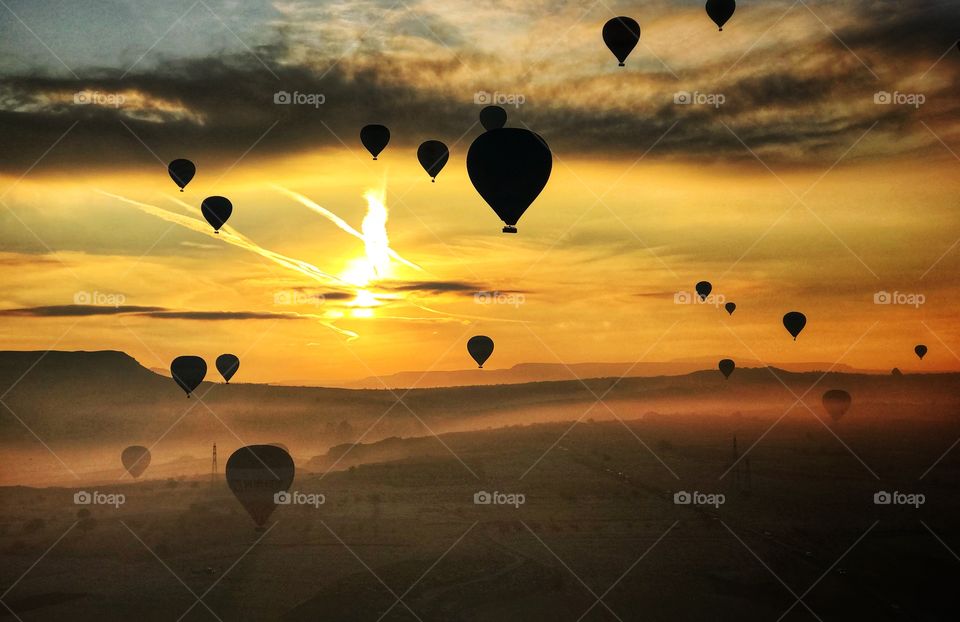 卡帕多奇亚的热气球 Kappadocia