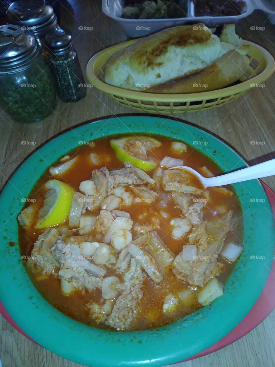 Mexican soup Called Menudo