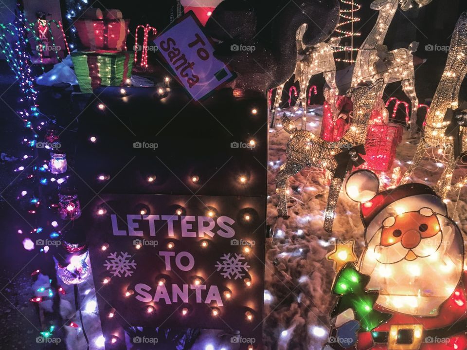 All the little ones sending off their letters to Santa! 