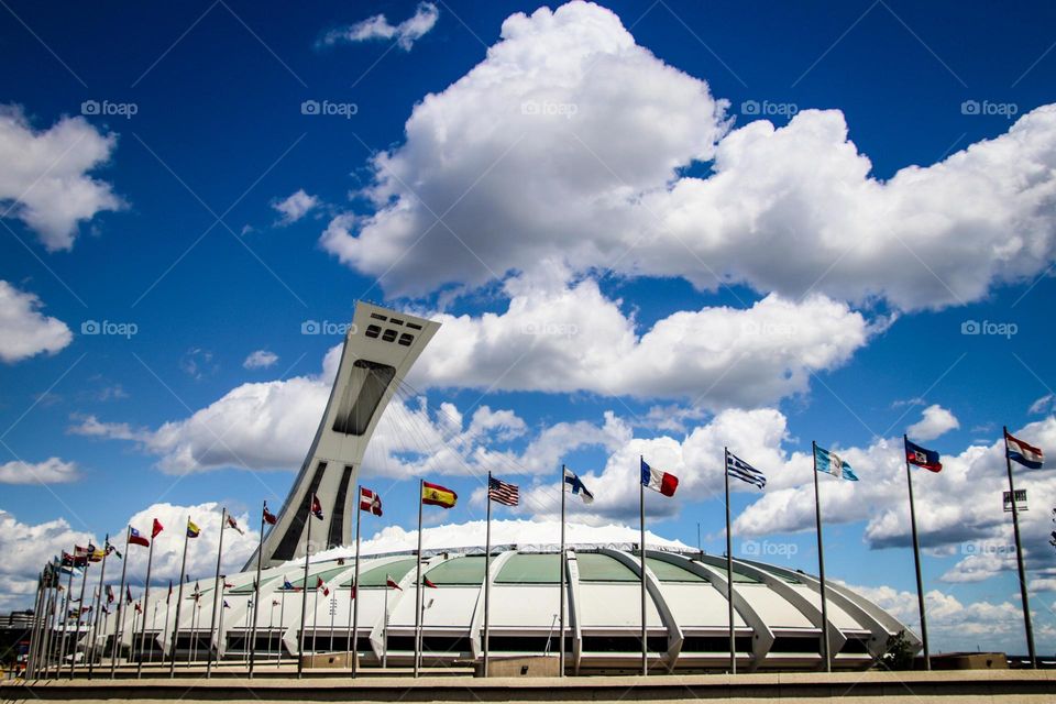 Olympic stadium in Montreal