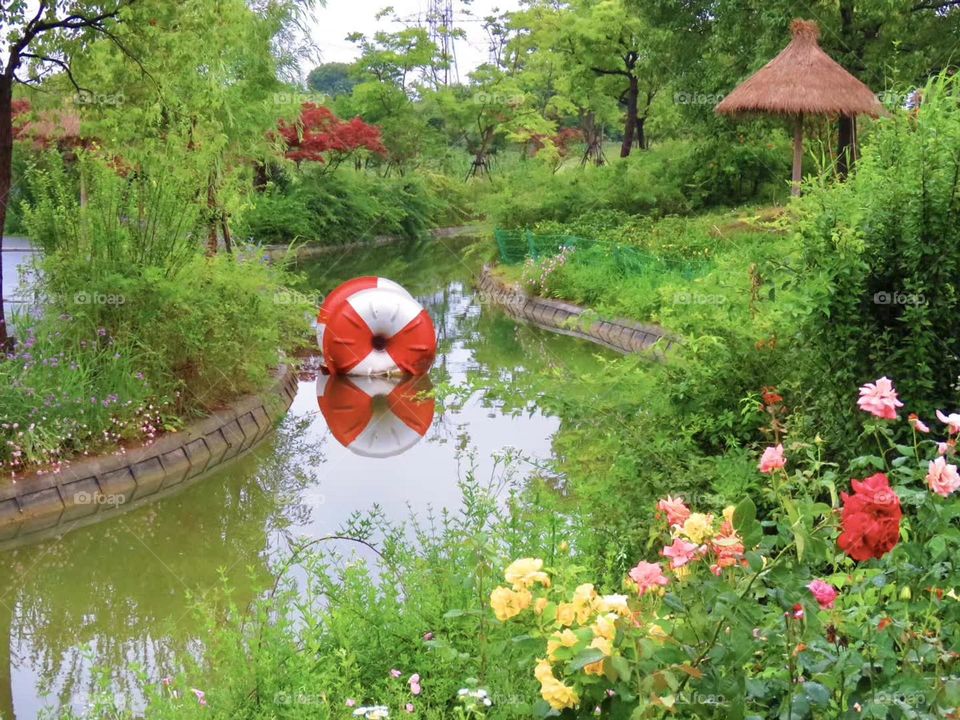 spring is colorful, red and green always is nice