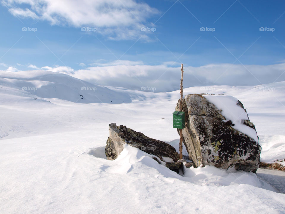 snow winter norway blue by hslysne