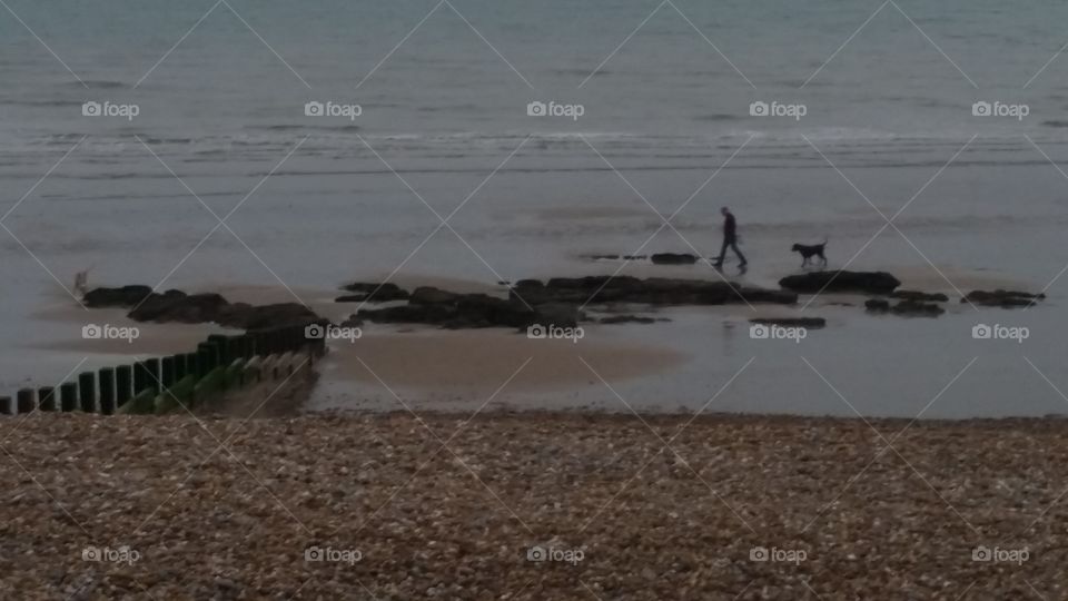 Water, Beach, Seashore, No Person, Sea