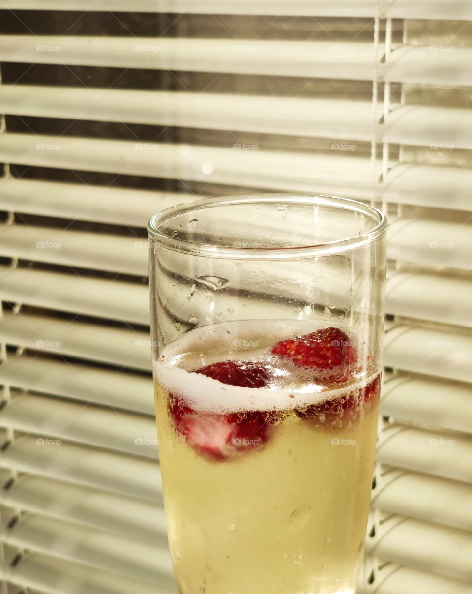 Champagne and Strawberry