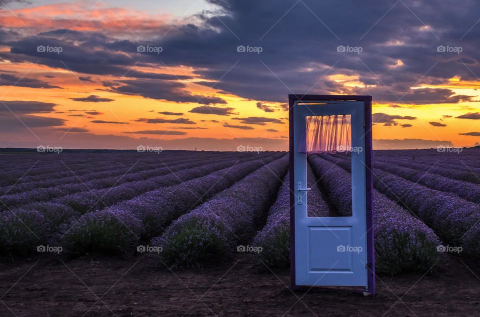 Sunset Landscape From Bulgaria