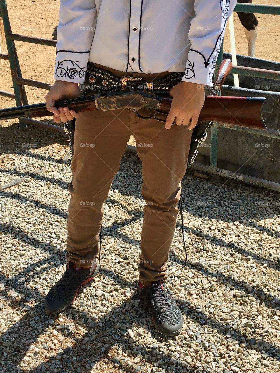 Cowboy with guns and holster 