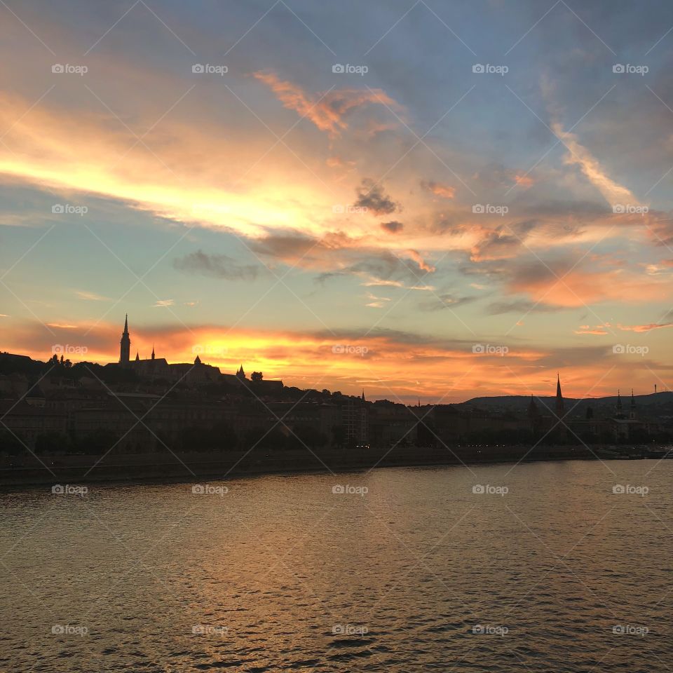 Sunsets in Budapest