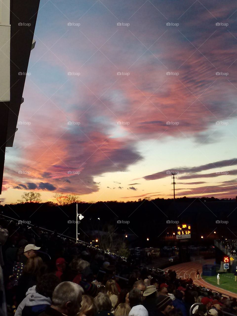 football sunsets 