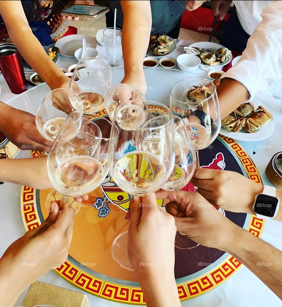 let celebrate with friends