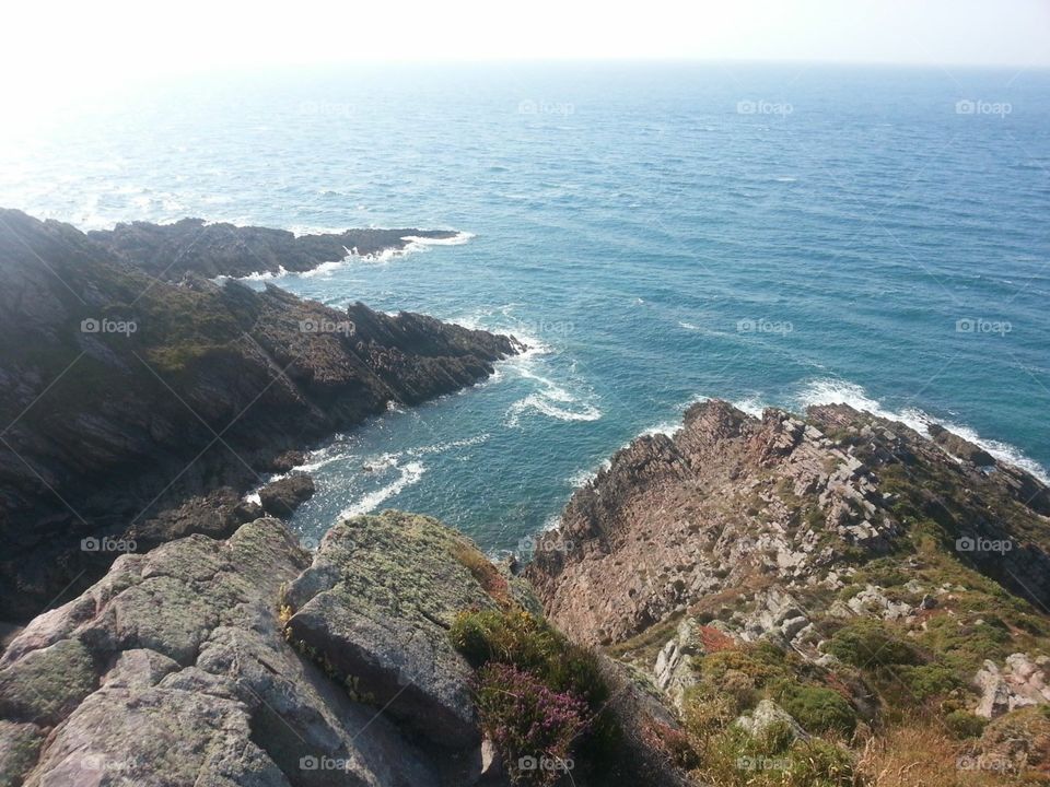 The Breton coast