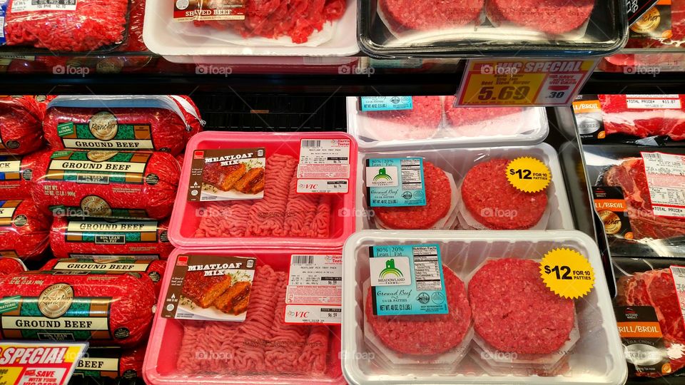 Meat Department. It's amazing how many choices we have.